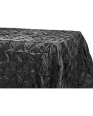 Picture of Table Cloth 90X132 - Black (Pinched wheel Rectangle)
