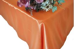 Picture of Table Cloth 90X156 - Tangerine (Satin Rectangle)