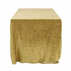 Picture of Table Cloth 90X156 - Gold (Sequin Rectangle)