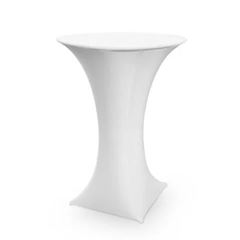 Picture of Table Cloth 36 - White (Stretch Round Cocktail)