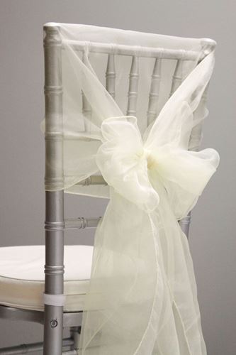 Picture of 25X108 - Ivory (Organza )