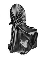 Picture of Chair Cover Black (Satin Self Tie)