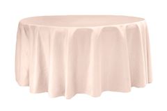 Picture of Table Cloth 120 - Blush (Lamour satin Round)