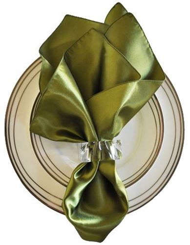 Picture of Napkin 20X20 - Moss Green (Satin Square)