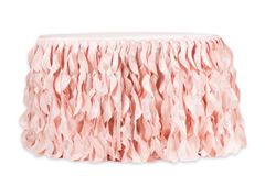 Picture of Table Skirt 17 - Blush (Curly willow )