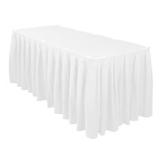 Picture of Table Skirt 21 - White (Poly )