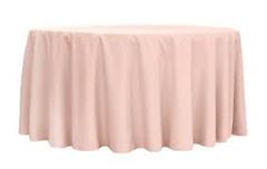 Picture of Table Cloth 90 - Blush (Poly Round)
