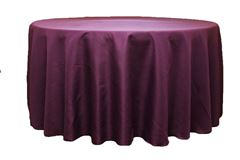 Picture of Table Cloth 90 - Eggplant (Poly Round)