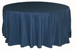Picture of Table Cloth 90 - Navy (Poly Round)