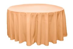 Picture of Table Cloth 90 - Peach (Poly round)