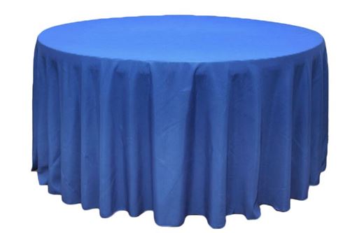 Picture of Table Cloth 120 - Royal Blue (Poly Round)