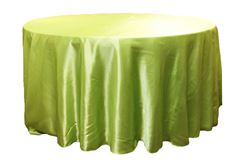Picture of Table Cloth 90 - Apple Green (Satin Round)