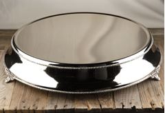 Picture of Cake stand (Beaded edge) 18" - Silver