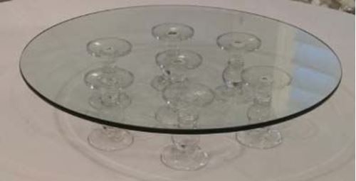 Picture of Cake stand (Glass) 24" - Clear