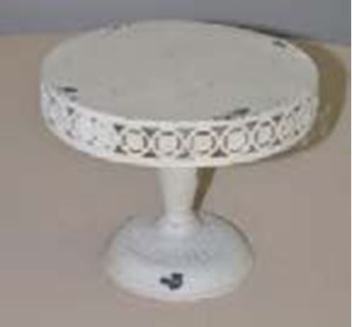 Picture of Cake stand (Round Shabby) 12" - Distressed