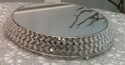 Picture of Cake stand (Round) 12" - Silver Bling