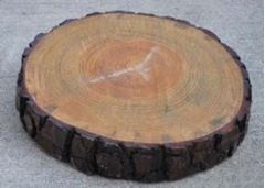 Picture of Cake stand (Tree Slab) 17" - Natural