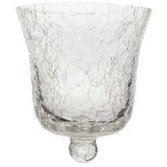 Picture of Candle Holder (Crackled glass)  - Clear
