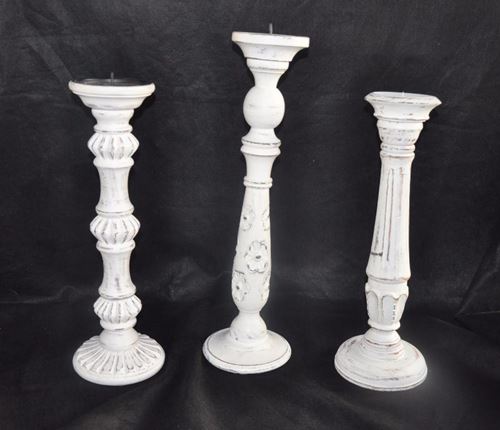 Picture of Candle Pillars (Distressed) Tall