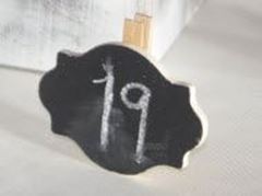 Picture of Chalkboard (Clips)  - Black
