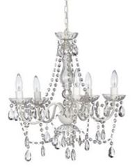 Picture of Chandelier (with Jewels)  - White
