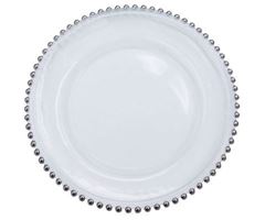 Picture of Charger Plate (Glass Beaded)  - Silver