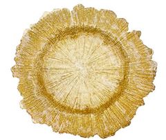Picture of Charger Plate (Reef)  - Gold