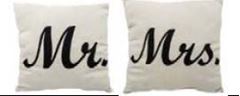 Picture of Decor (Mr & Mrs Pillows)  - Off White
