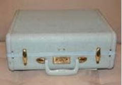 Picture of Decor (Vintage suitcase) 15X12 - Aqua Blue