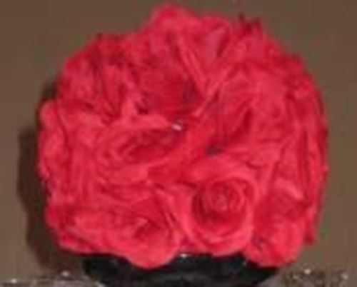 Picture of Flower ball (Silk) Sm - Red