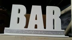 Picture of Sign (Bar) 15" - White