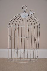 Picture of Sign (Birdcage Metal photo holder)  - Distressed