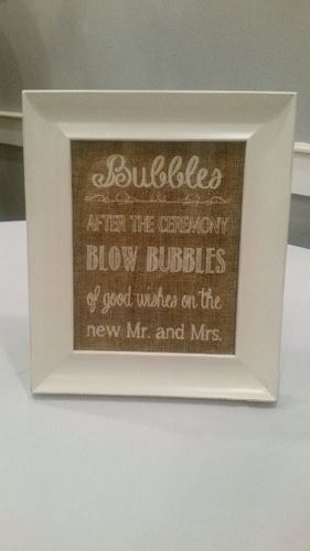 Picture of Sign (Bubbles)  - Distressed