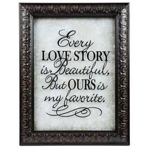 Picture of Sign (Framed, Every Love Story) 14X18 - Black