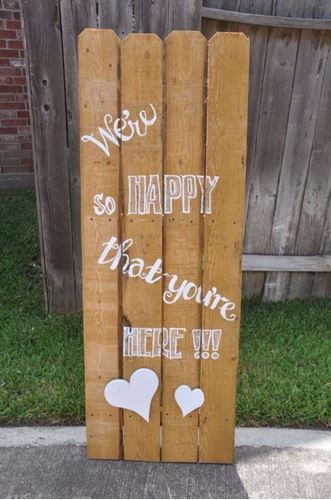 Picture of Sign (Welcome Fence)  - Natural