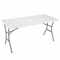 Picture of Table (Plastic Rectangle table) 6' - White