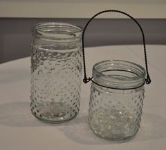 Picture of Vase (Bumpy jar) Short - Clear