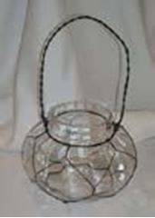 Picture of Vase (Wire bowl)  - Clear