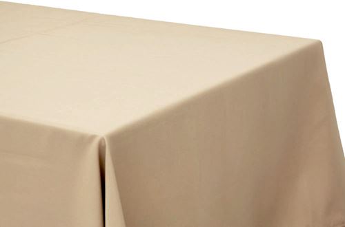 Picture of Table Cloth 90X132 - Champagne (Poly Oblong)