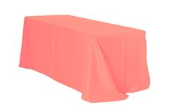 Picture of Table Cloth 90X132 - Coral (Poly Rectangle)