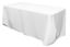 Picture of Table Cloth 90X132 - White (Poly Oblong)