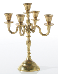 Picture of Candelabra (Metal) 12" - Gold