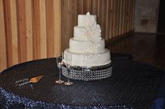 Picture of Cake Knife Set  - Bling