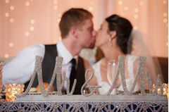 Picture of Sign (Mr & Mrs Cursive)  - Bling