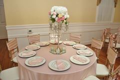 Picture of Table Cloth 120 - Blush (Lamour satin Round)