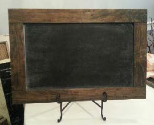 Picture of Chalkboard (Rectangle) Med - Brown