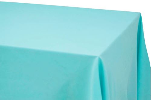Picture of Table Cloth 90X156 - Turquoise (Poly Rectangle)