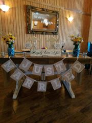 Picture of Sign (Just Married, hanging)  - Gray