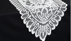 Picture of Runner 14X72 - White (Lace )