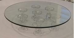 Picture of Cake stand (Glass) 20" - Clear